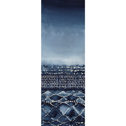 Shibori Sunrise Yoga Mat Design From Magic Carpet Collection