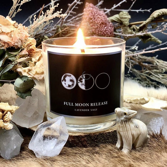 6oz Lavender Sage Full Moon Release Candle